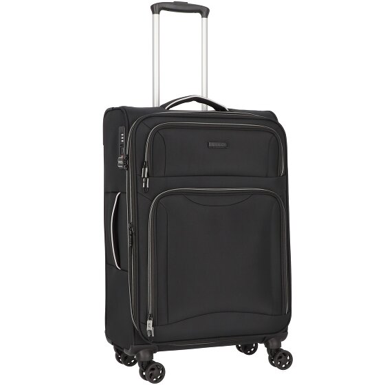 d&n Travel Line 9204 4 ruote Carrello M 66 cm con piega di espansione