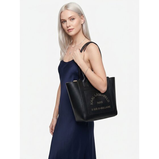 Karl Lagerfeld Daily Borsa a spalla Vera Pelle 36 cm