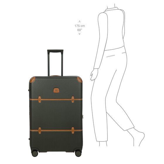 Bric's Bellagio 4 ruote Carrello 76 cm con piega di espansione