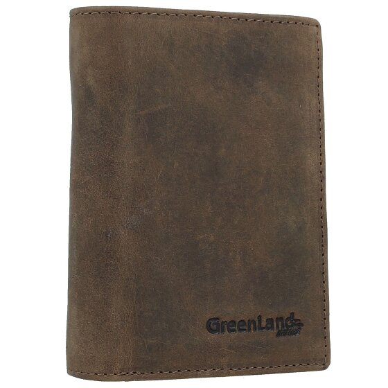 Greenland Nature Portafoglio RFID in pelle 9 cm