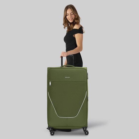 Stratic taska Trolley a 4 ruote L 76 cm con piega a espansione