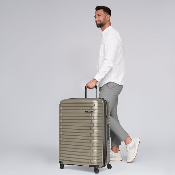 Pactastic Collection 04 THE LARGE + 4 ruote Carrello L 75 cm con piega di espansione