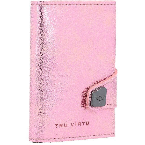 Tru Virtu Custodia per carte di credito RFID in pelle 6,5 cm