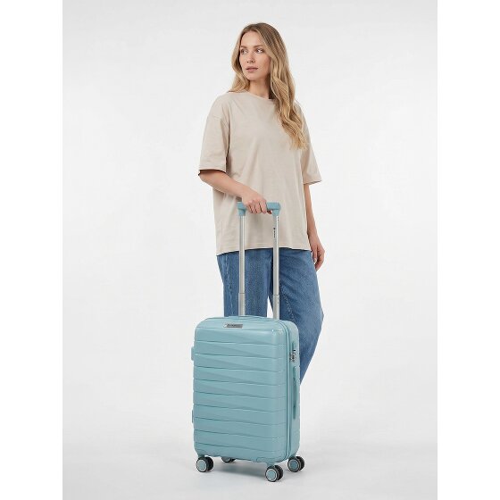 Franky London 4 ruote Trolley cabina S 55 cm espandibile
