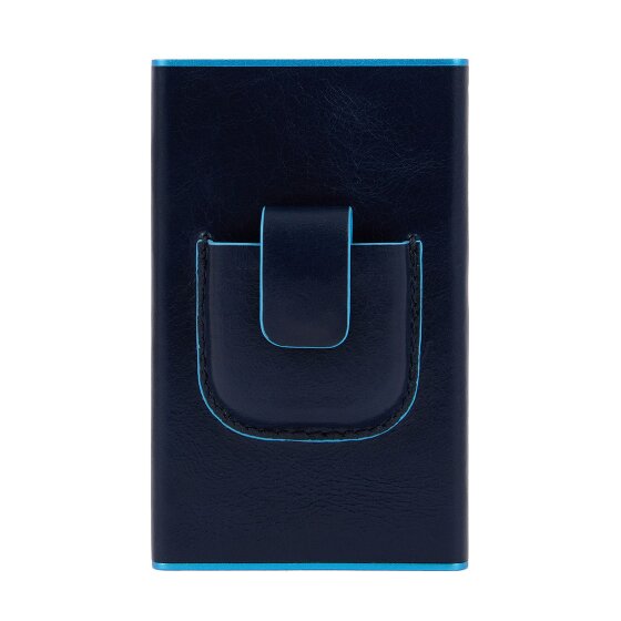 Piquadro Black Square Custodia per carta di credito Protezione RFID Pelle 6 cm