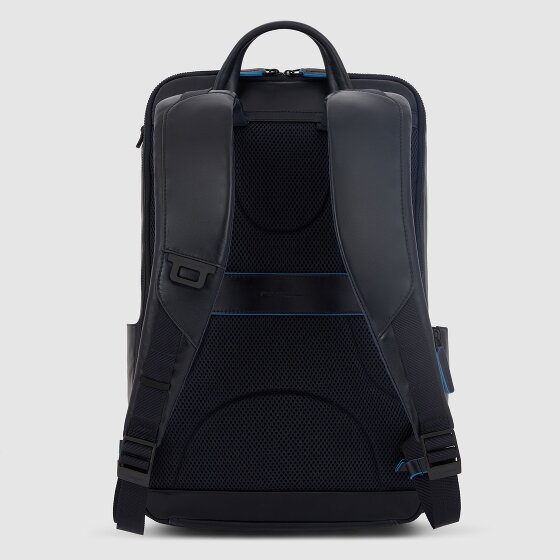 Piquadro Blue Square Revamp Zaino da lavoro Protezione RFID Vera Pelle 43 cm Vano porta PC
