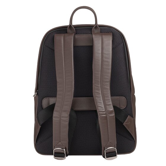 DuDu New York Zaino da giorno Vera Pelle 41 cm Vano porta PC