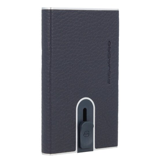 Piquadro Modus Custodia per carta di credito Protezione RFID Vera Pelle 6 cm