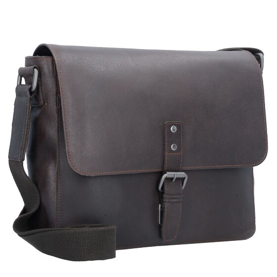 Leonhard Heyden Dakota Messenger in pelle 32 cm