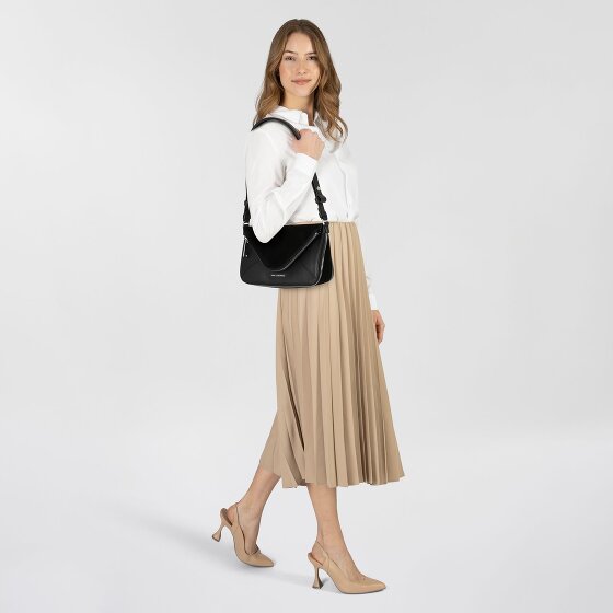 Karl Lagerfeld Behind the Seams Mini Borsa Borsa a tracolla Pelle 18 cm con piega di espansione