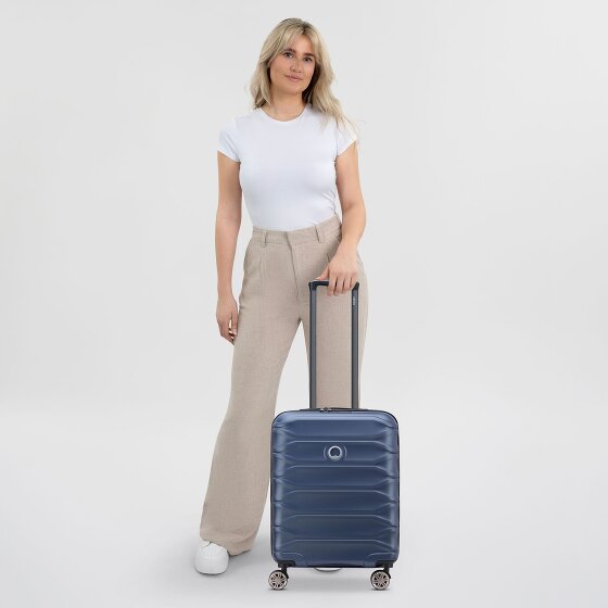 Delsey Paris Meteor 4 ruote Carrello della cabina 55 cm con piega di espansione