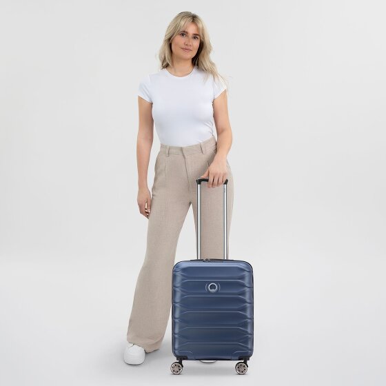 Delsey Paris Meteor 4 ruote Carrello della cabina 55 cm con piega di espansione
