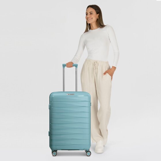 Franky London 4 ruote Carrello M 65 cm con piega di espansione