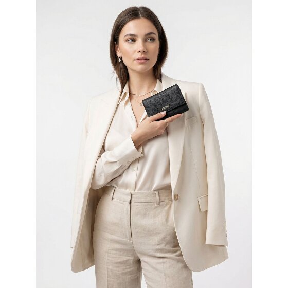 Lazarotti Bologna Portafoglio XL in pelle con scomparto con zip 14 cm