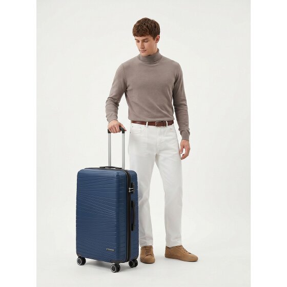 Franky Dallas 3.0 Carrello a 4 ruote M 65 cm con piega elastica