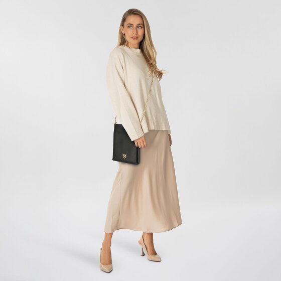 PINKO Flat Mini Borsa Borsa a tracolla Pelle 17 cm PINKO Flat Mini Borsa Borsa a tracolla Pelle 17 cm