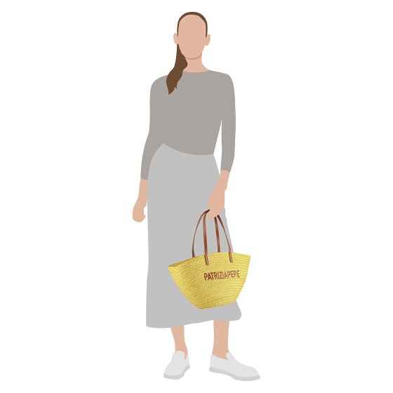 Patrizia Pepe Summer Straw Borsa shopper 51 cm