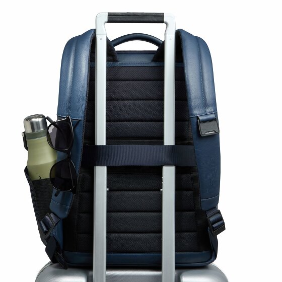 Piquadro Russel Zaino da giorno Protezione RFID Pelle 41 cm Scomparto per laptop