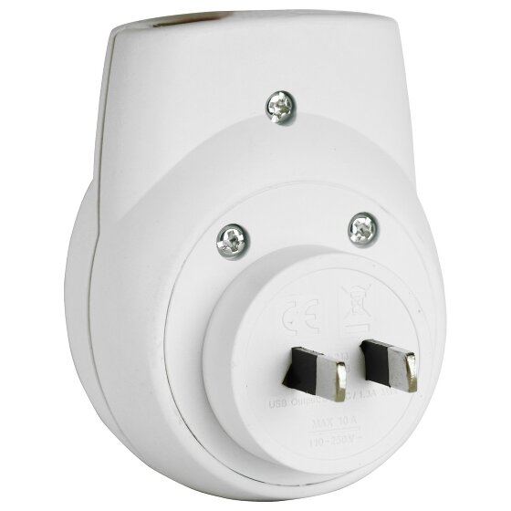 Go Travel Apparecchiature elettriche ed elettroniche Adattatore USB doppio UK