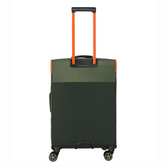 Travelite Color Craze 4 ruote Set di valigie 3 pezzi con piega di espansione