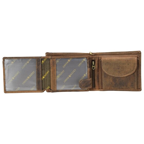 Greenburry Portafoglio vintage in pelle 12 cm