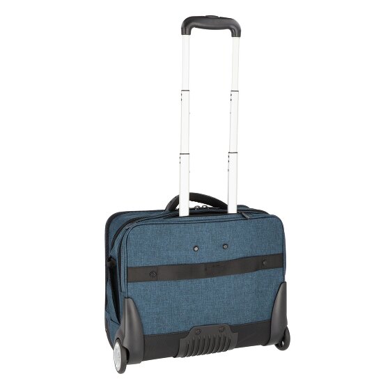 Dermata 2 ruote Carrello business 41 cm Scomparto per laptop