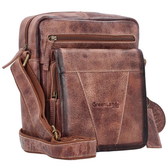 Greenland Nature Mascu & Line Borsa a tracolla Pelle 25 cm