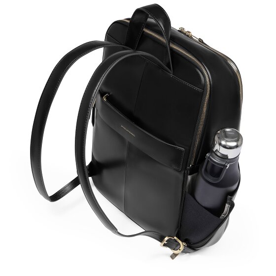 Piquadro Blue Square Zaino da giorno Protezione RFID Pelle 37 cm Scomparto per laptop