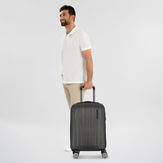 Polestream Moonrock 4 ruote Carrello della cabina 55 cm con piega di espansione