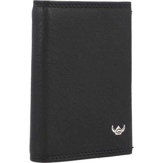 Golden Head Polo Porta carte di credito in pelle 7 cm