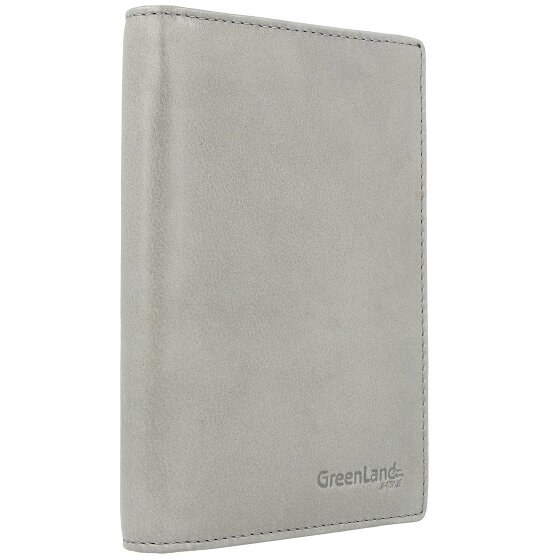 Greenland Nature Custodia per passaporto in pelle RFID di colore morbido 12 cm