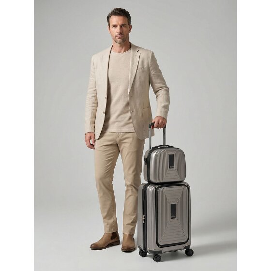 Redolz Set di valigie Essentials 14 2 pezzi trolley da cabina con piega elastica + beauty case