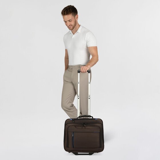 Dermata Trolley business a 2 ruote 42 cm Scomparto per laptop