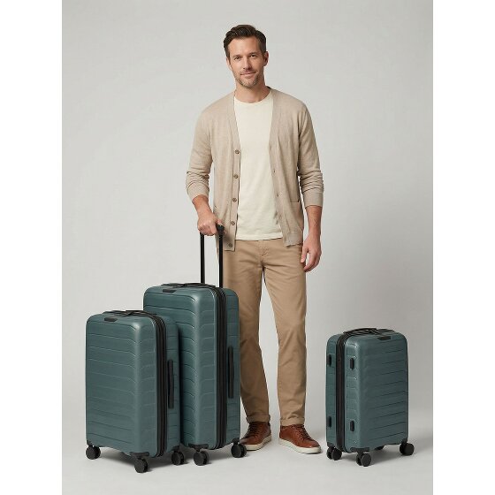 d&n Toronto 4 ruote Set di valigie 3 pezzi espandibile