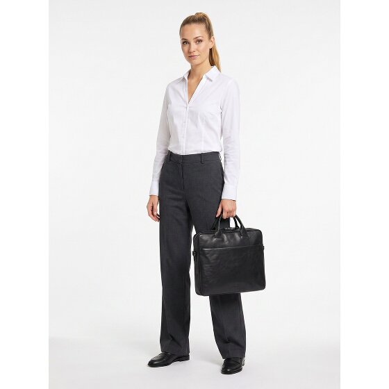 Jost Glasgow Valigetta Vera Pelle 37 cm Vano porta PC