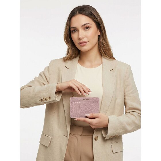 Lazarotti Bologna Portachiavi in pelle Portacarte in pelle 11,5 cm con scomparto per air tag