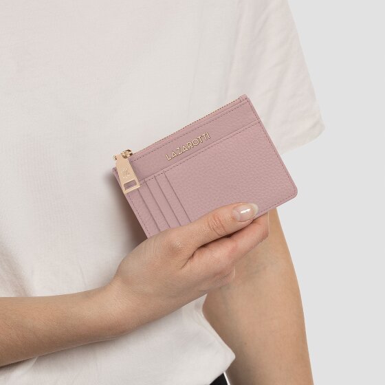 Lazarotti Bologna Portachiavi in pelle 11,5 cm con scomparto per air tag