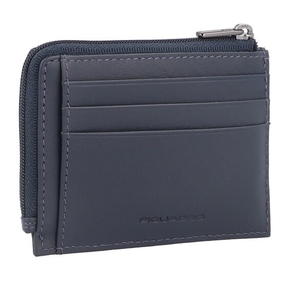 Piquadro Akron Custodia per carta di credito Protezione RFID Pelle 11.5 cm