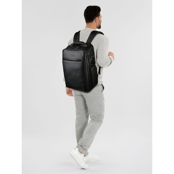Piquadro Modus zaino da viaggio RFID in pelle 44 cm scomparto per laptop