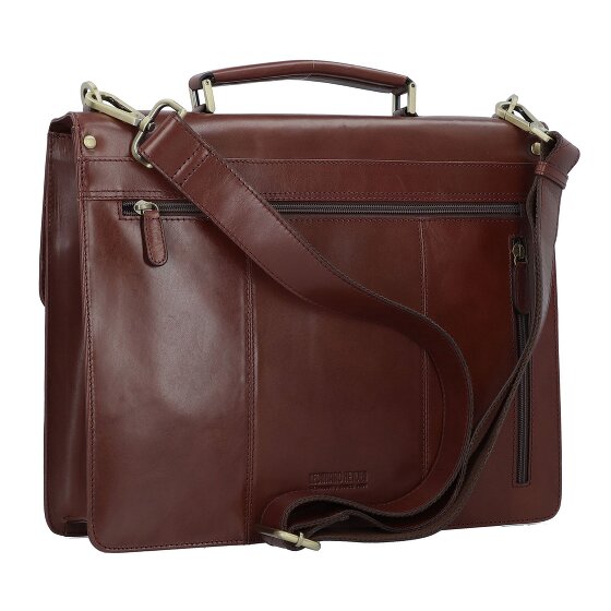 Leonhard Heyden Cambridge Cartella in pelle 38 cm Scomparto per laptop