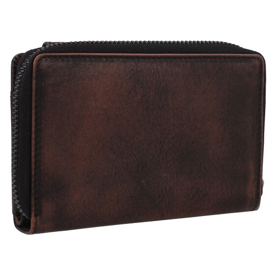 Greenburry Destressed Portafoglio Protezione RFID Pelle 13.5 cm