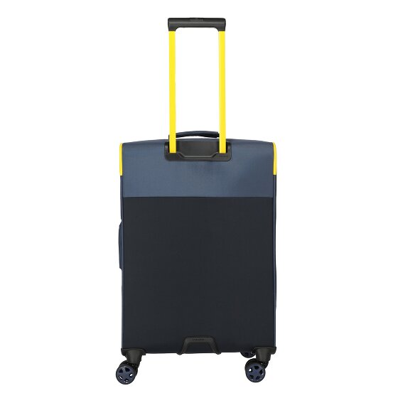 Travelite Color Craze 4 ruote Set di valigie 3 pezzi con piega di espansione