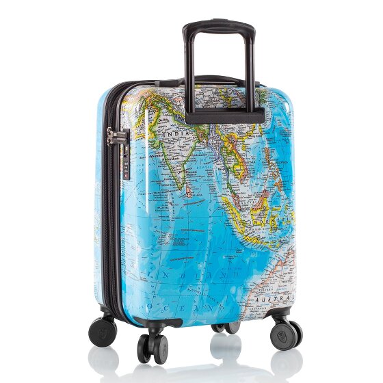 Heys Black Camo 4 ruote Carrello della cabina S 53 cm con piega di espansione