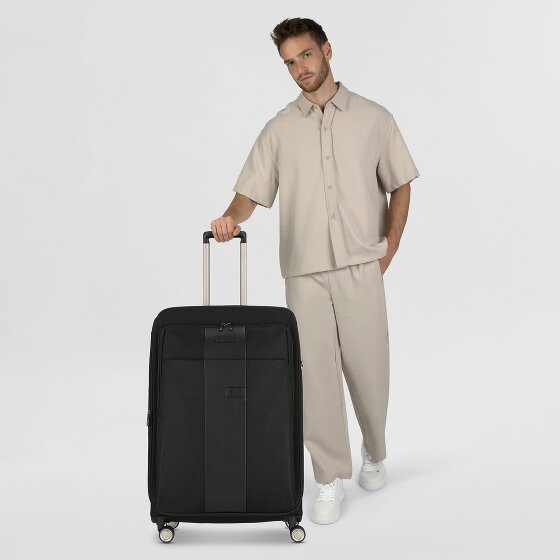 Piquadro Brief 4 ruote Carrello 78 cm con piega di espansione