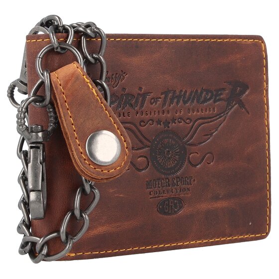 Greenburry Collezione Racing Phoenix Portafoglio RFID in pelle 12 cm