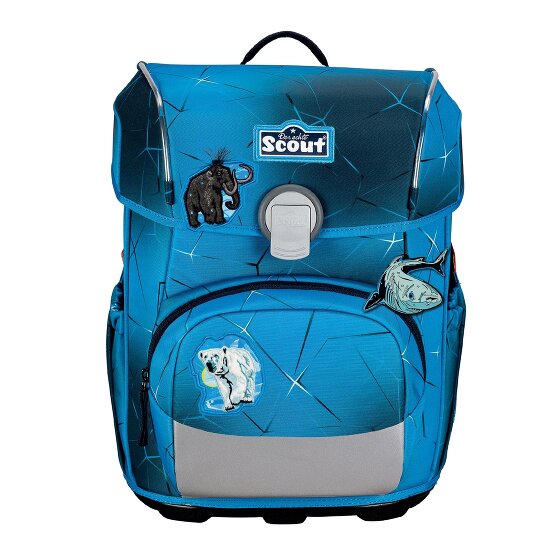 Scout Neo Exklusiv Safety Light Set di borse per la scuola 5 pezzi