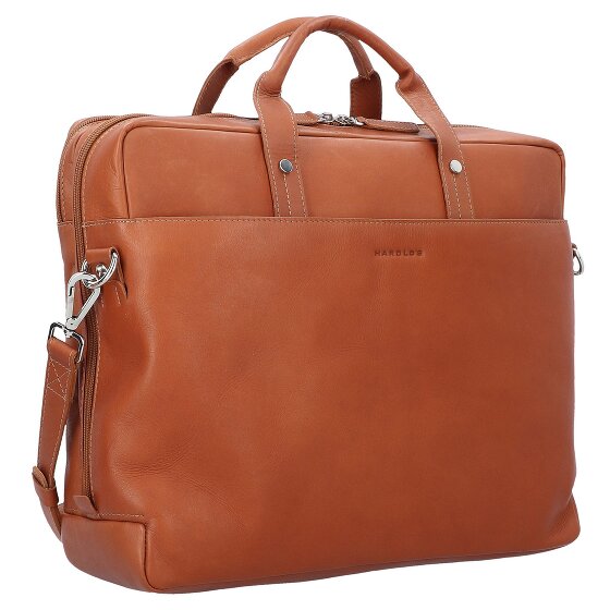 Harold's Heritage Briefcase in pelle 38 cm Scomparto per laptop