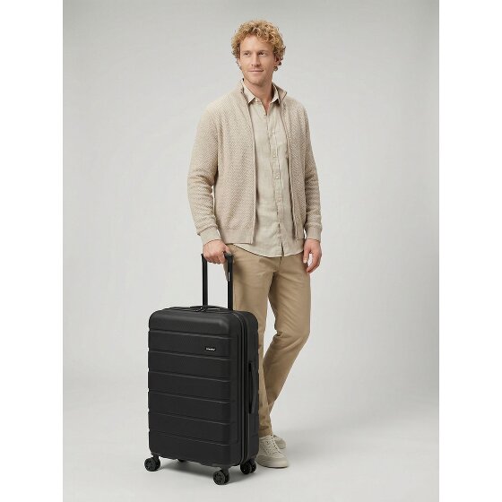 Saxoline Miami 4 ruote Carrello M 65 cm con piega di espansione