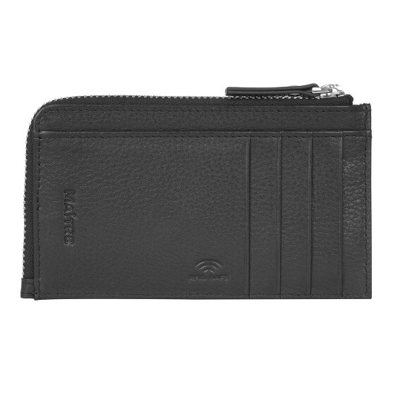 Maître Ellern Custodia per carta di credito Protezione RFID Pelle 13 cm