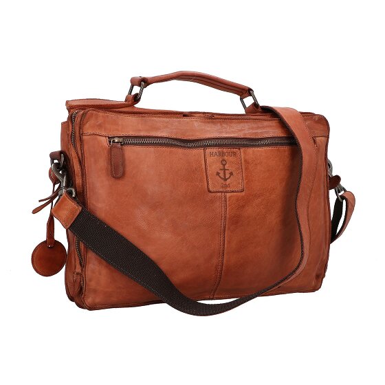 Harbour 2nd Ashton Messaggero Vera Pelle 25 cm Vano porta PC